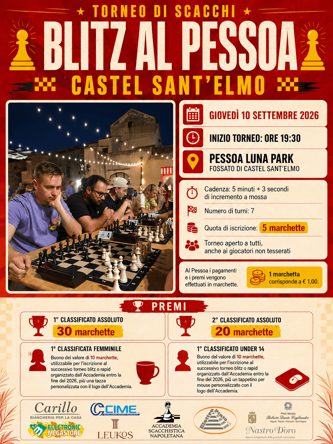 BLITZ AL PESSOA | GIOVEDÌ 10 SETTEMBRE 2026
