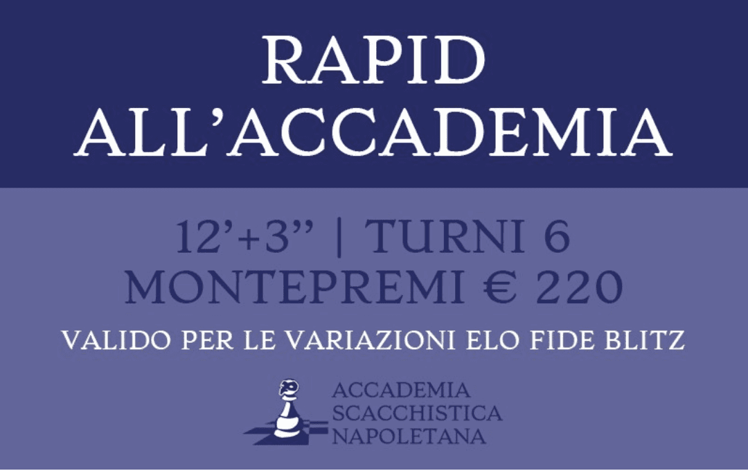 Rapid all'Accademia | 23-25 SETTEMBRE 2025