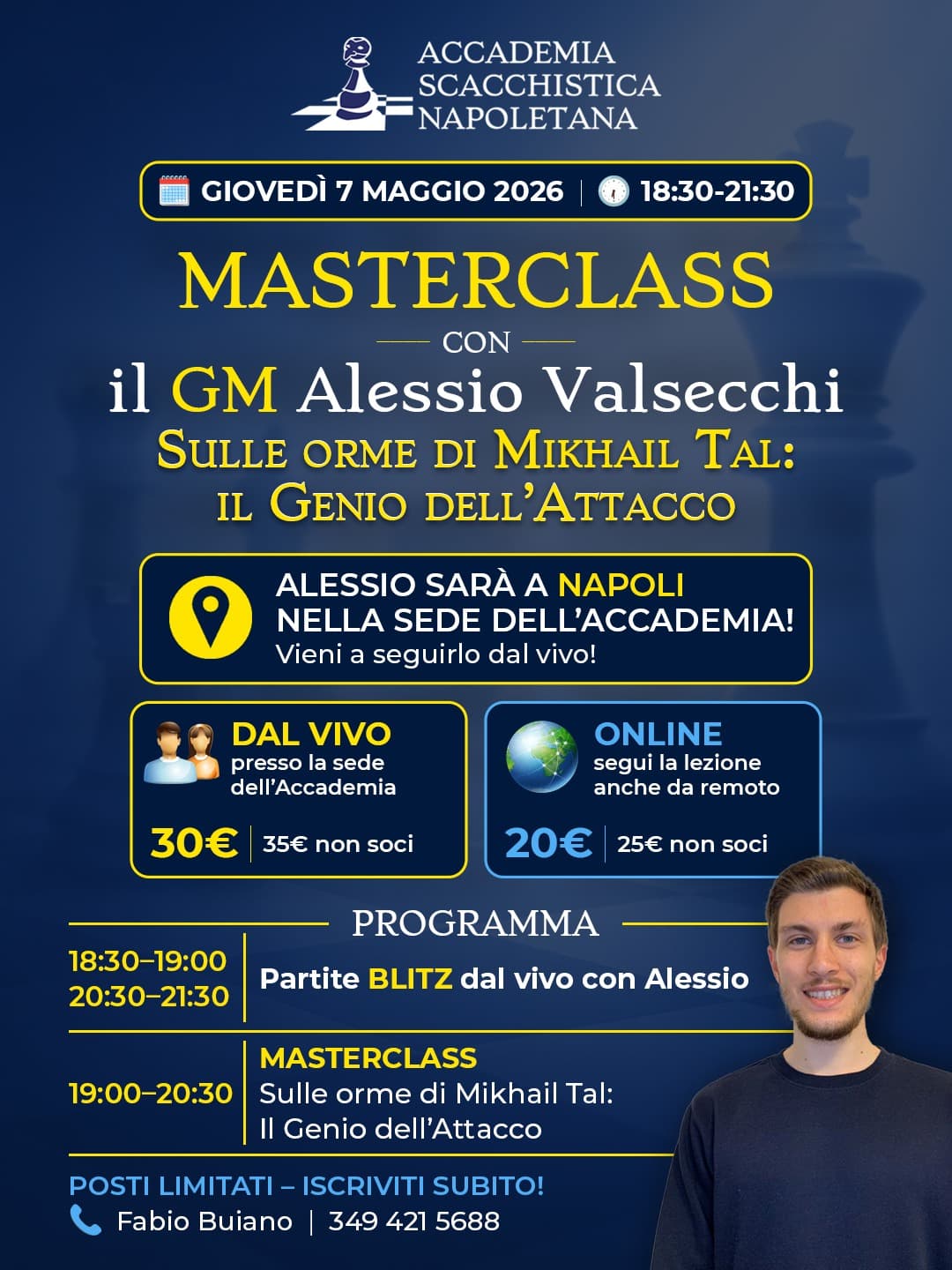 Masterclass con il GM Alessio Valsecchi