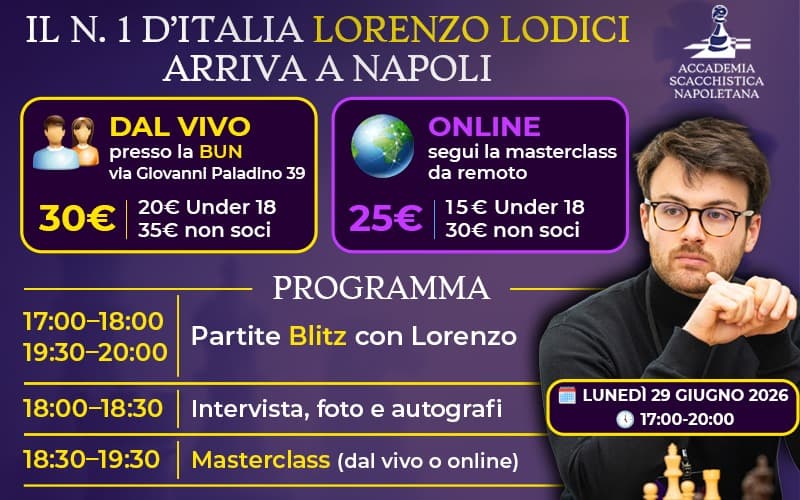 Masterclass con il GM Lorenzo Lodici