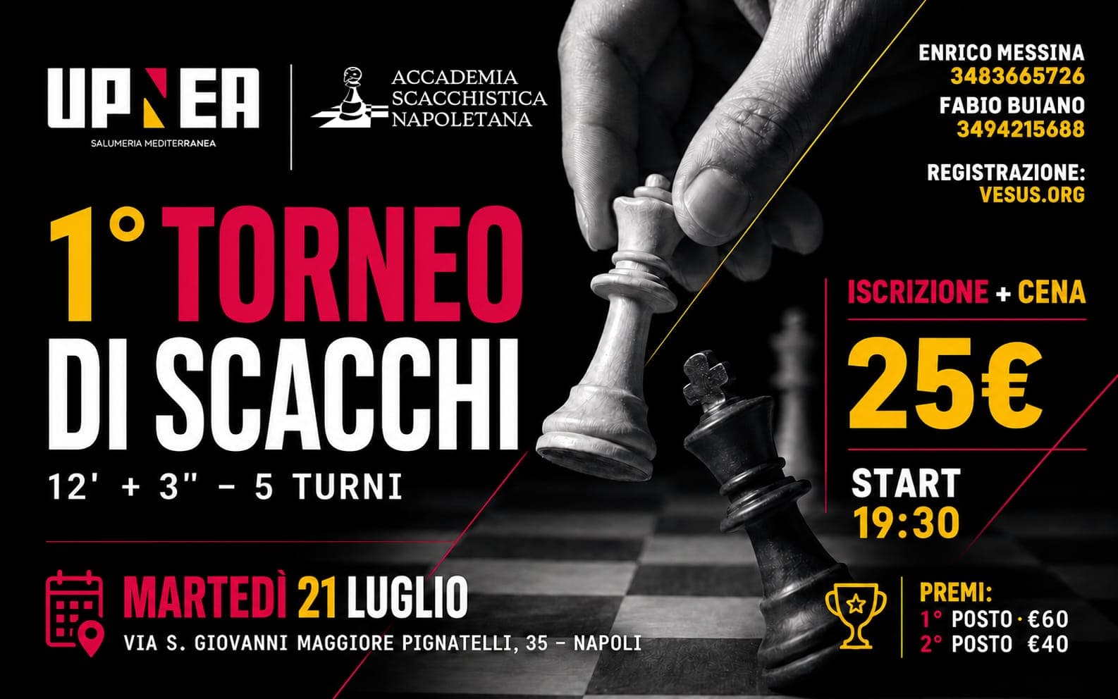 1° Torneo di Scacchi da Upnea – Martedì 21 Luglio