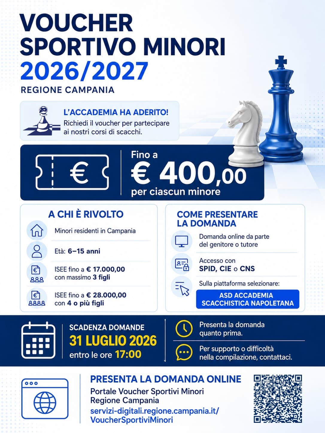 Voucher Sportivo Minori 2026/2027