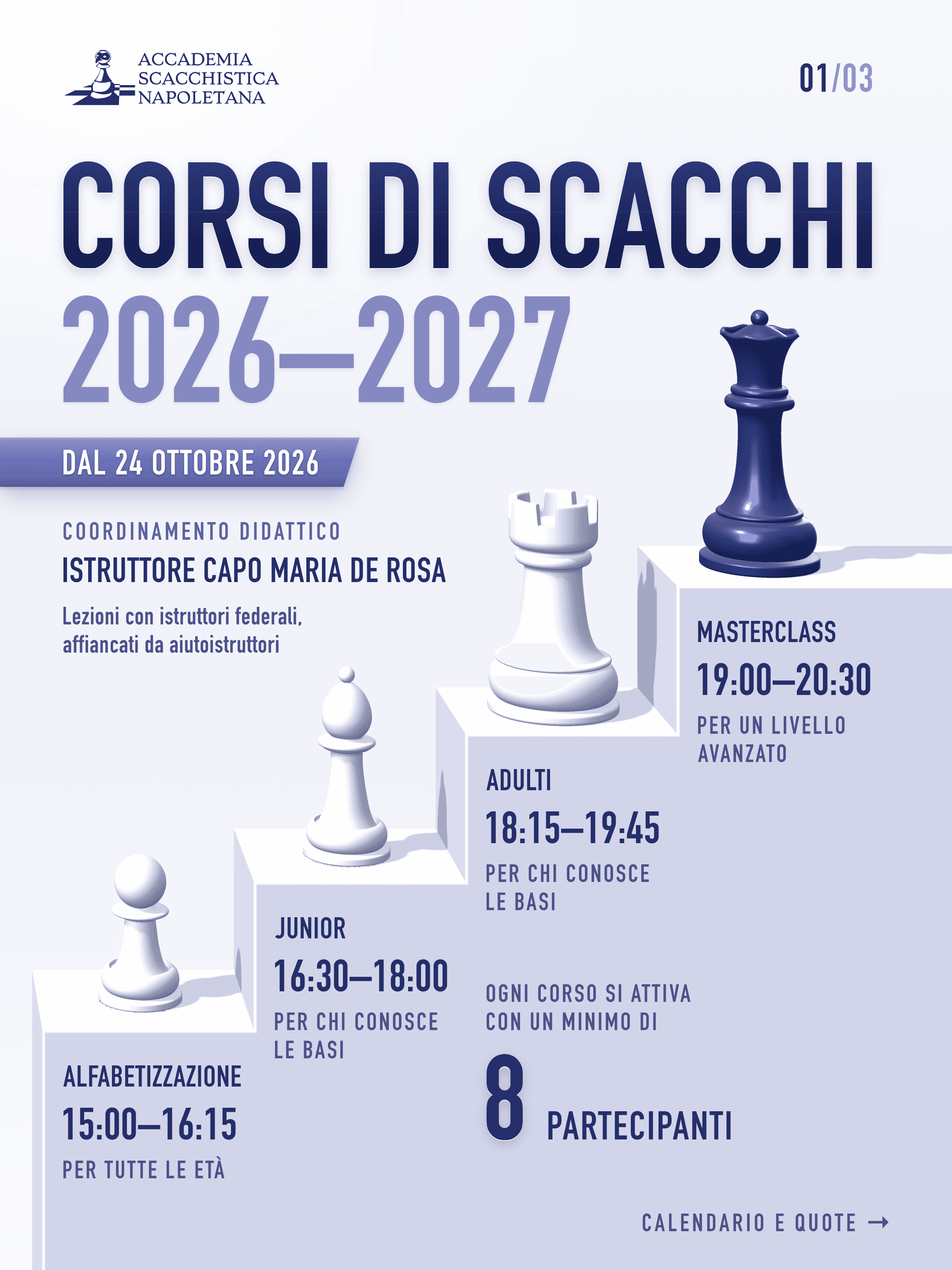 Corsi di Scacchi 2026–2027
